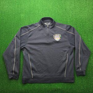 Notre Dame Sweater Mens XL Navy Blue 2013 National Championship Cutter & Buck